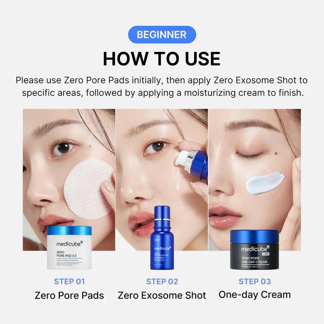 MEDICUBE One Day Exosome Shot Pore Ampoule 7500 30ml