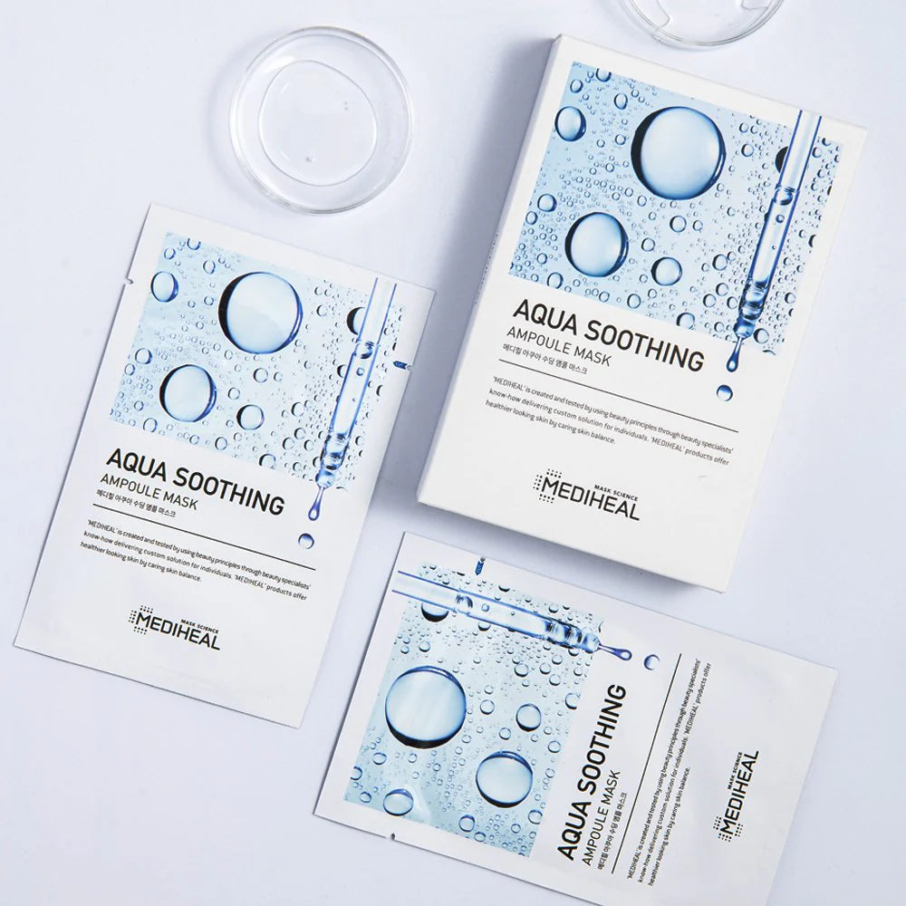 MEDIHEAL Aqua Soothing Ampoule Mask 1pc