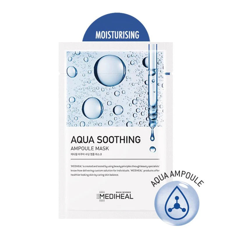 MEDIHEAL Aqua Soothing Ampoule Mask 1pc