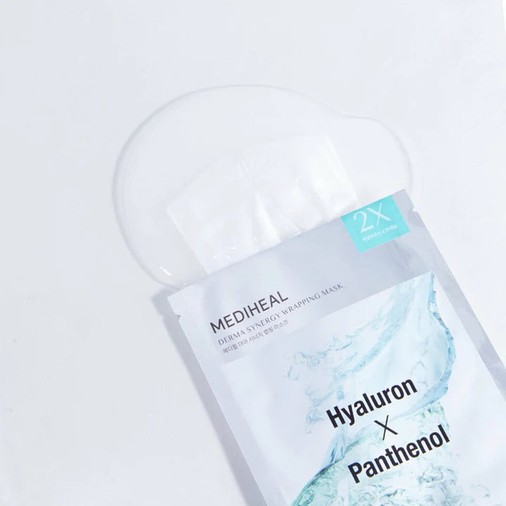 MEDIHEAL Derma Synergy Wrapping Mask Sheet for Moisture (Hyaluron x Panthenol) 1pc