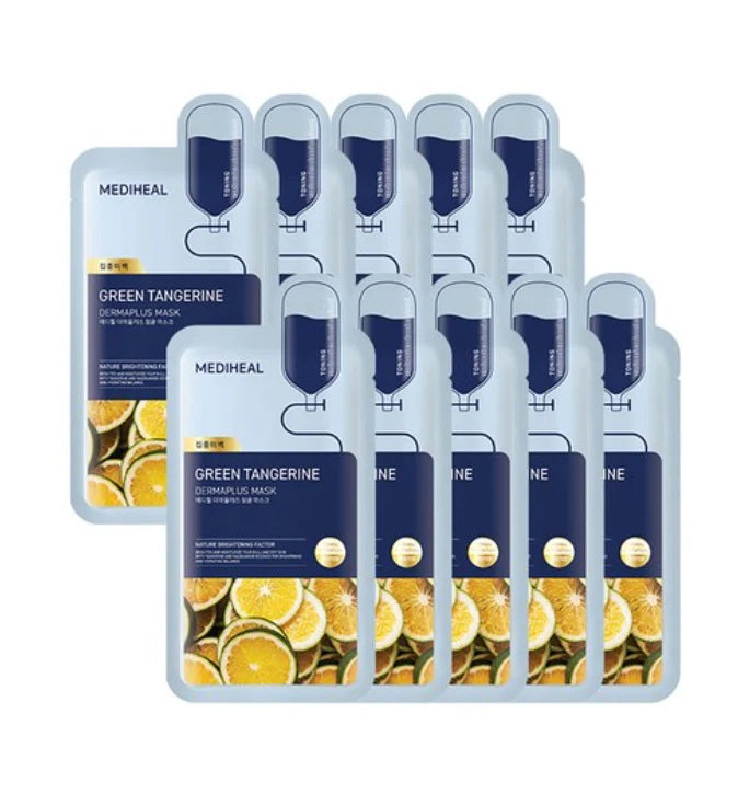 MEDIHEAL Dermaplus Green Tangerine Mask