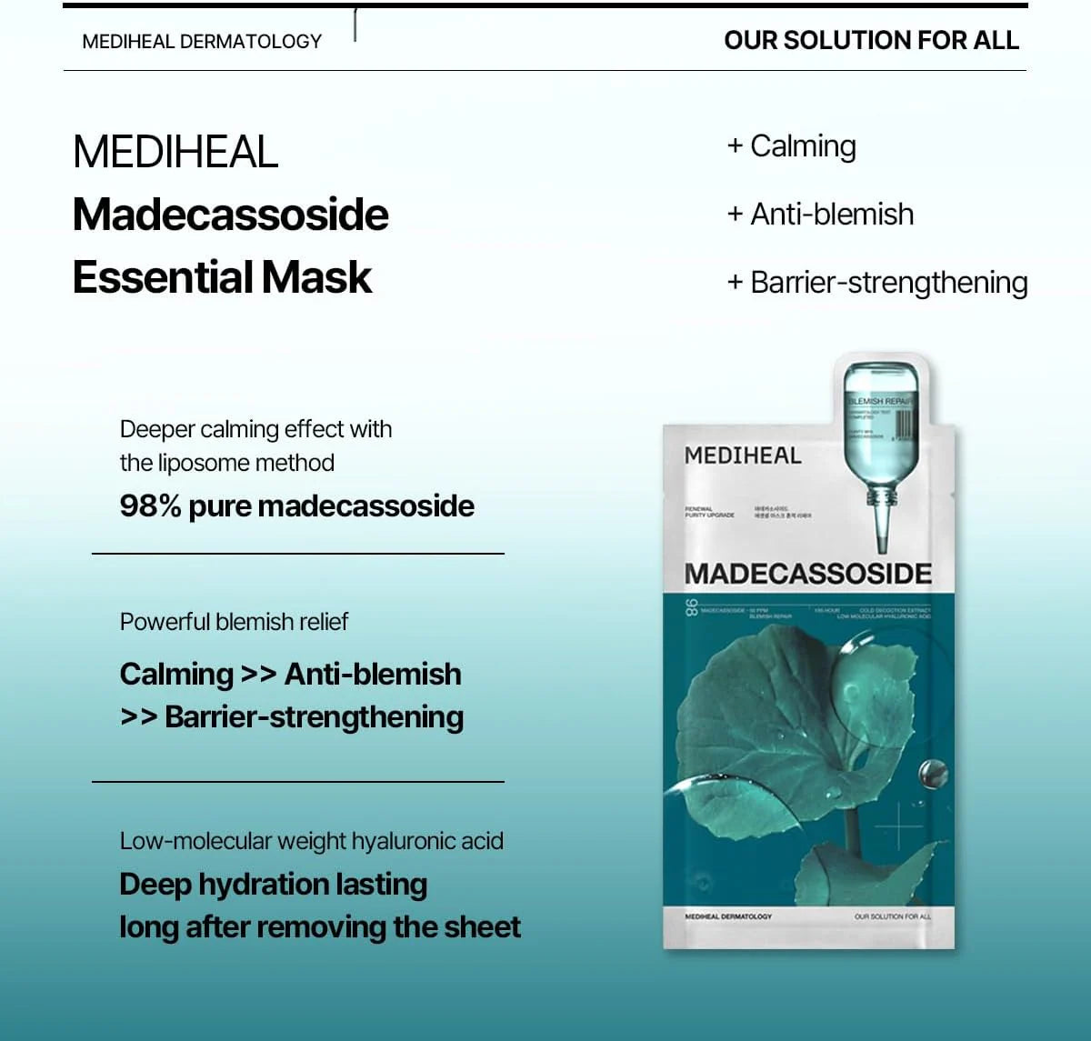 MEDIHEAL Madecassoside Essential Mask 1pc
