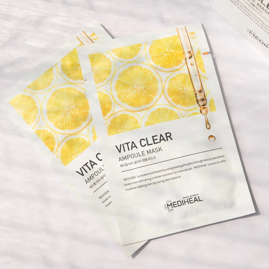 MEDIHEAL Vita Clearing Ampoule Mask 10pcs