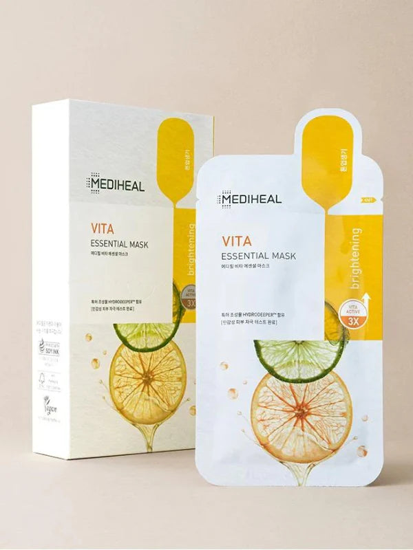 MEDIHEAL Vita Essential Mask 24g - 1 BOX / 10 PCS