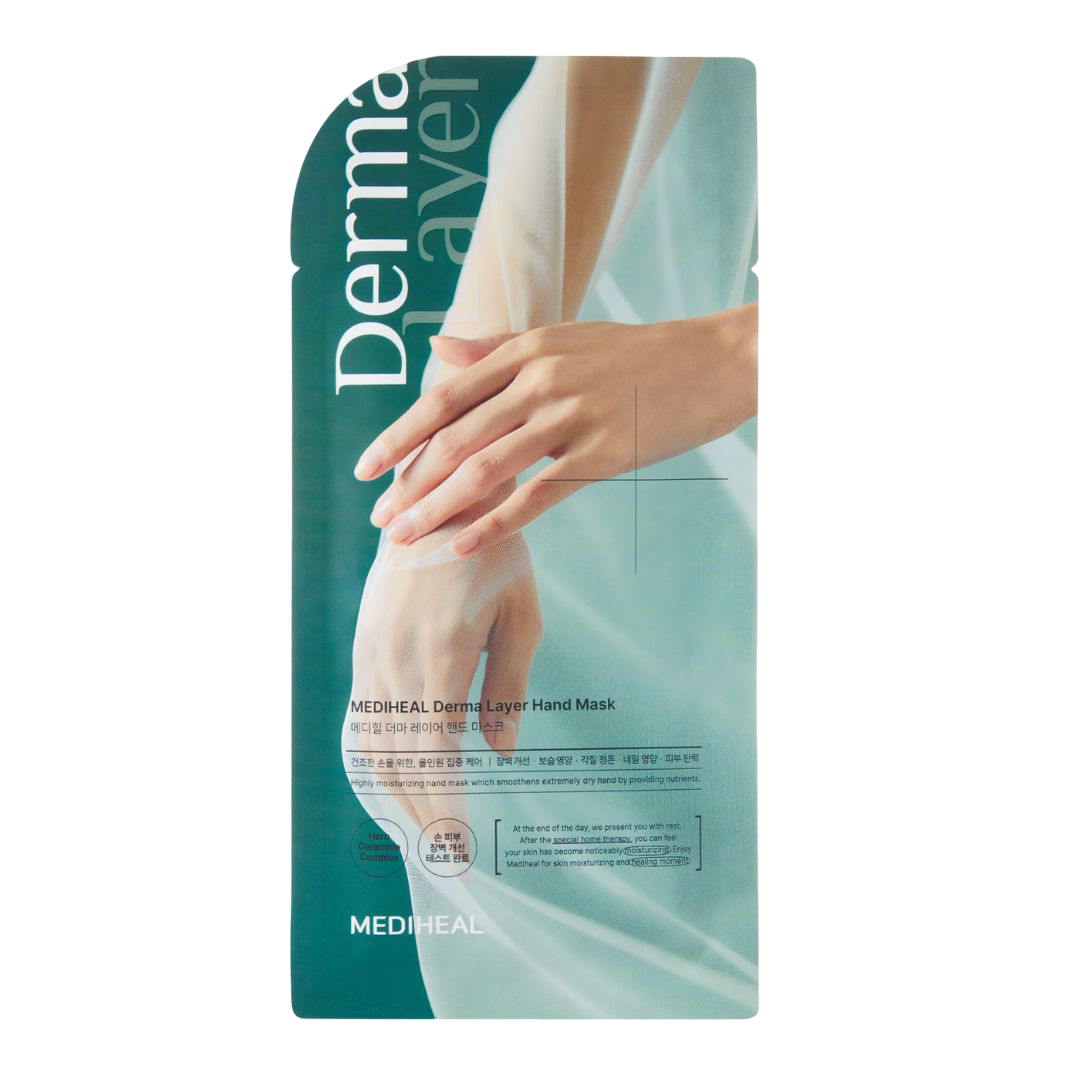 MEDIHEAL Derma Layer Hand Mask packaging