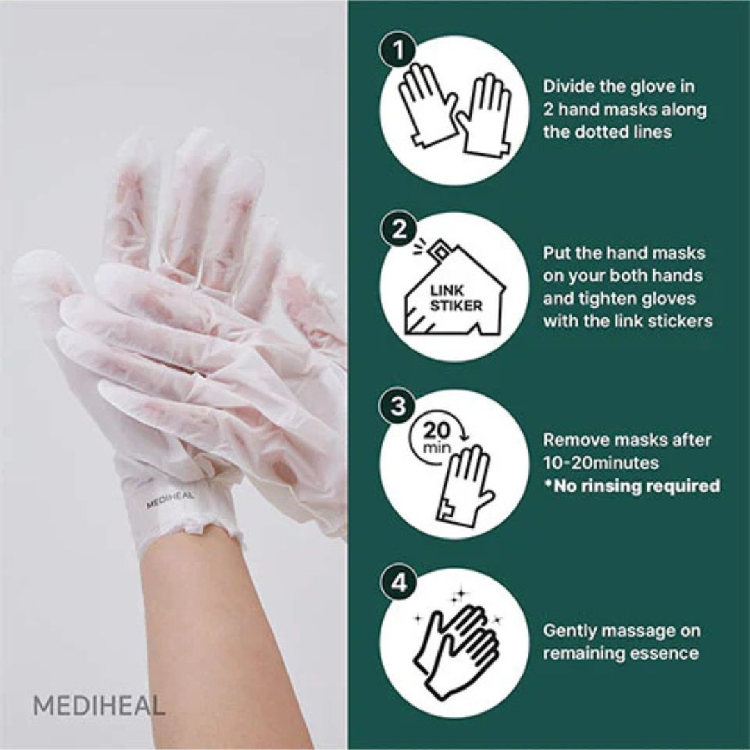 MEDIHEAL Derma Layer Hand Mask glove format