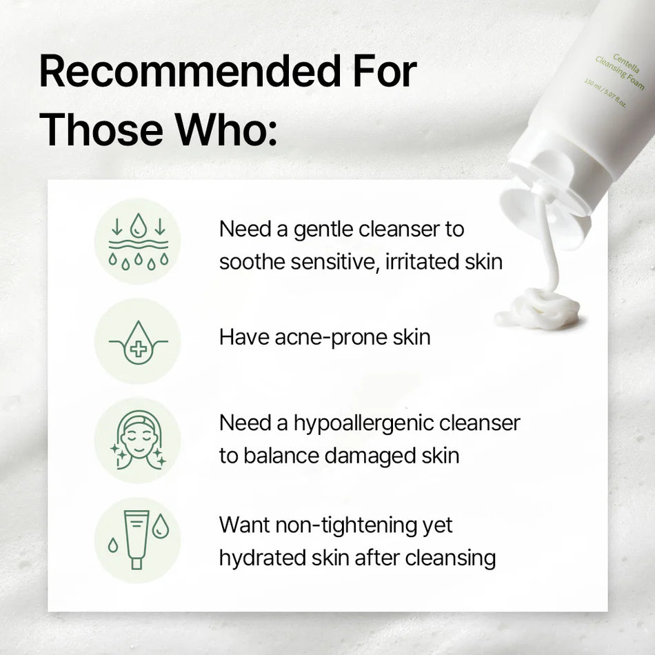 MIXSOON Centella Cleansing Foam 150ml