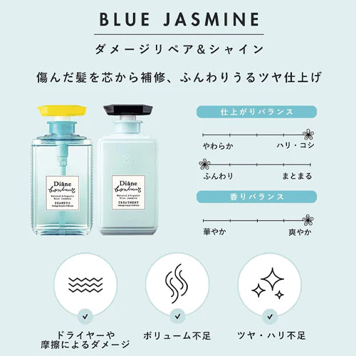 MOIST DIANE Bonheur Blue Jasmine Shampoo 500ml