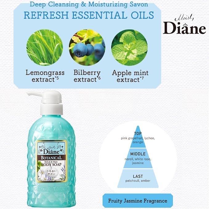 MOIST DIANE Botanical Body Soap Refresh Moist 500ml