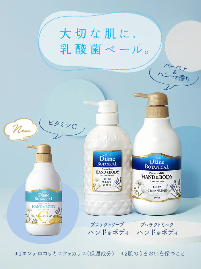 Moist Diane Botanical Protect Hand and Body Milk Citrus 500ml