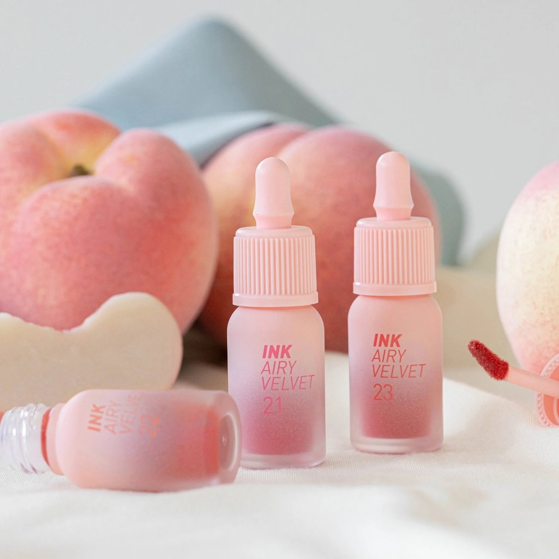PERIPERA  Ink Airy Velvet Lip Tint Peaches Collection