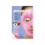 PUREDERM Deep Purifying Pink O2 Bubble Mask Peach