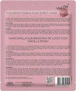PUREDERM Skin Brightening Mud Sheet Mask PINK CLAY 1pc