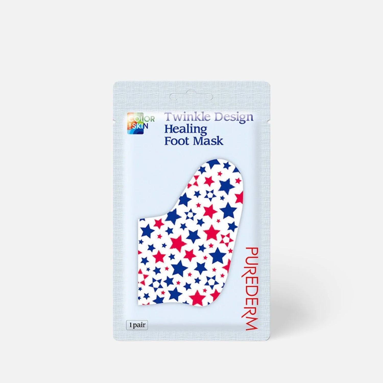 PUREDERM Twinkle Design Moisturizing foot Mask 1pair