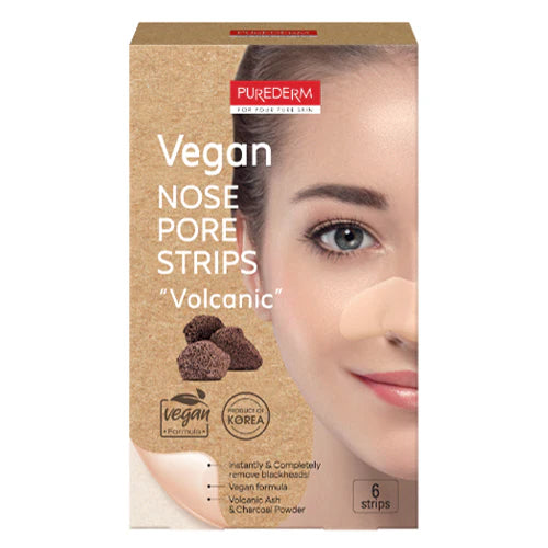PUREDERM Vegan Nose Pore Strips Volcanic
