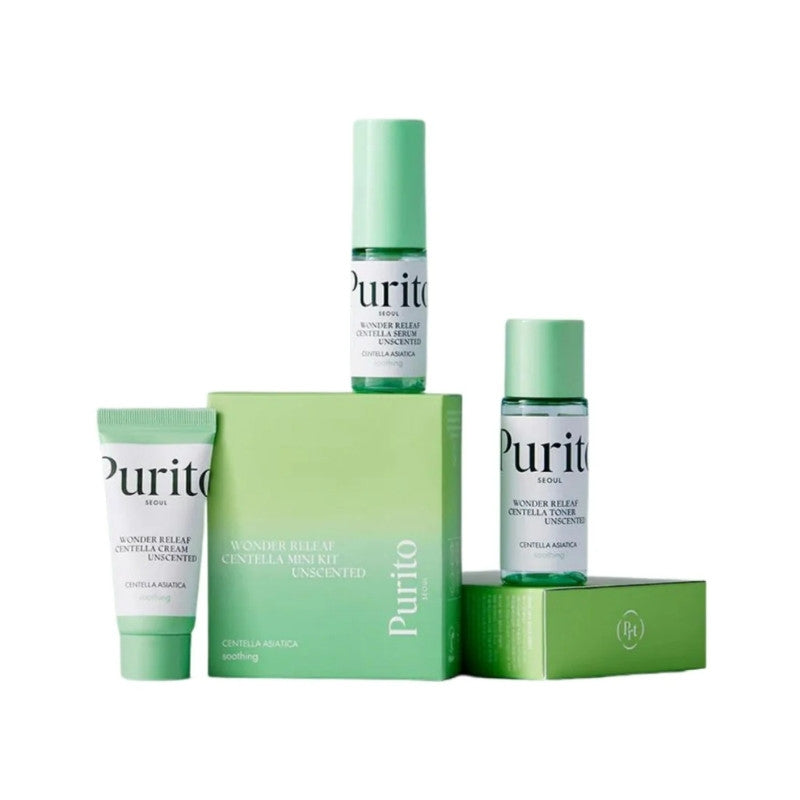 PURITO Wonder Releaf Centella Mini Kit Unscented