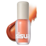 UNLEASHIA Popcorn Syrup Lip Plumper glossy finish on the lips