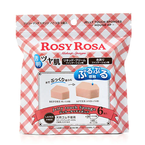 ROSY ROSA Jelly Touch Makeup Sponge 6pcs
