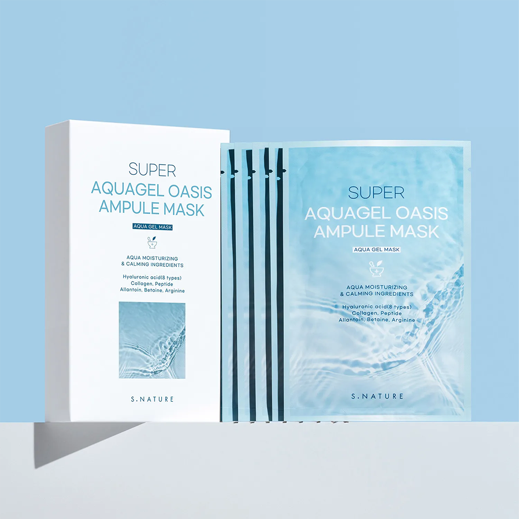 S.NATURE Super Aquagel Oasis Ampule Mask packaging