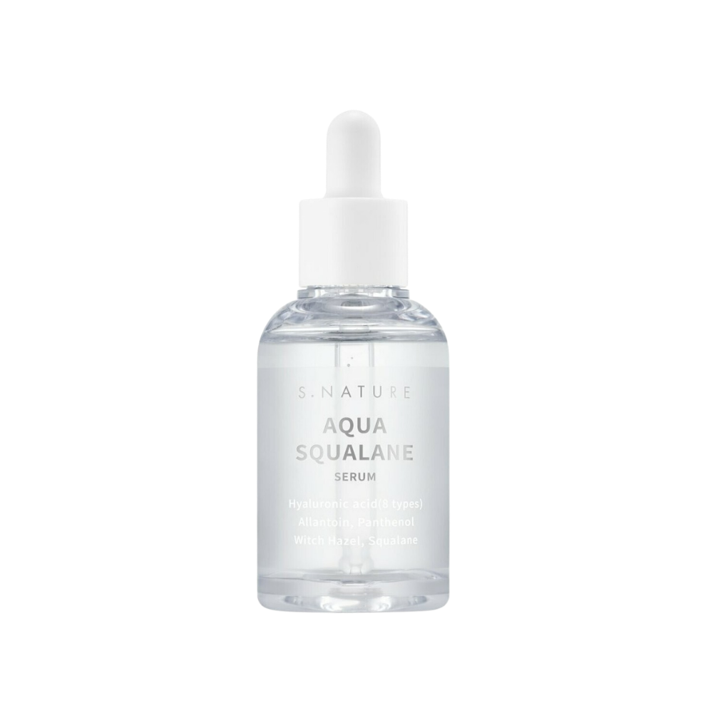 S.NATURE Aqua Squalane Serum 50ml bottle on white background