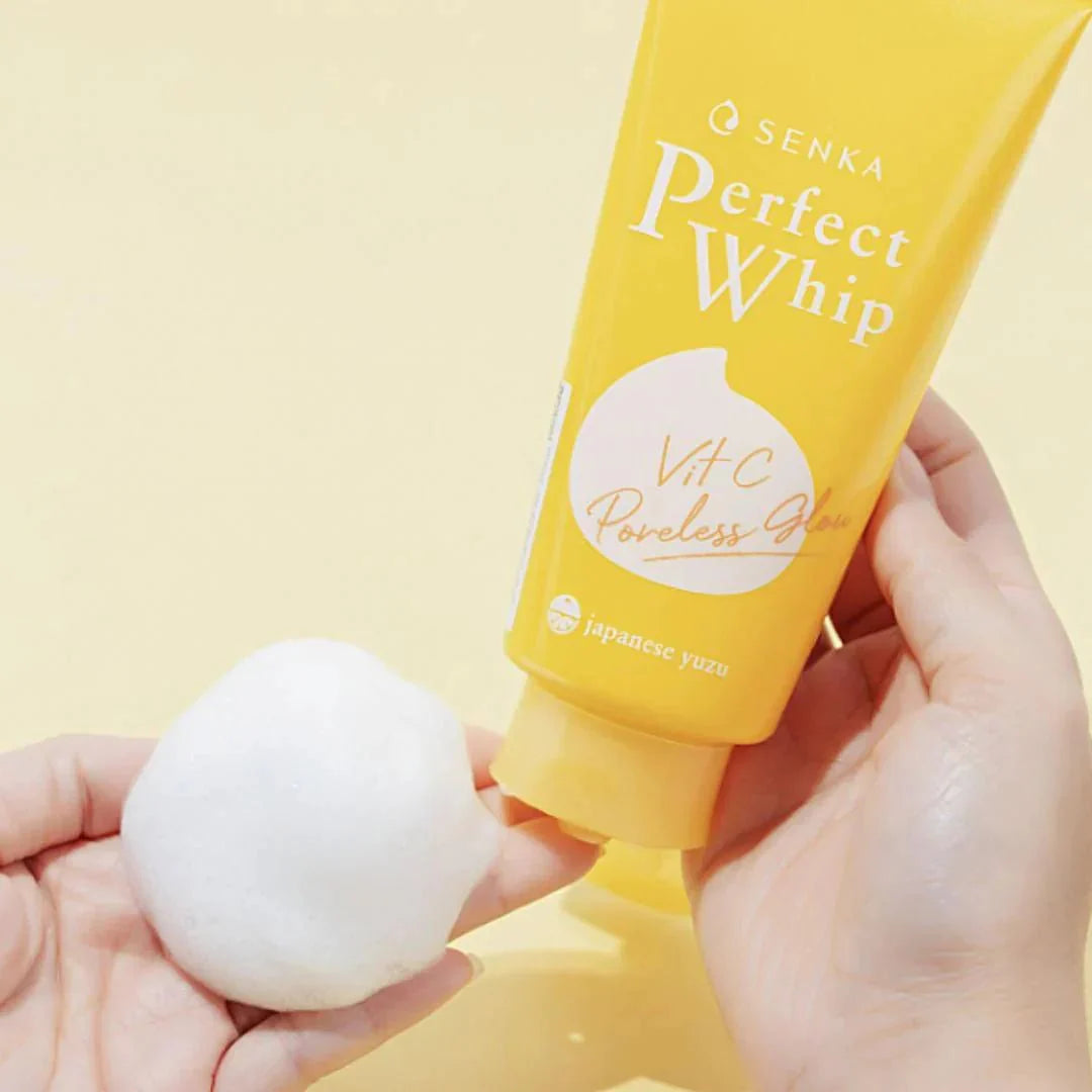 SHISEIDO SENKA Perfect Whip Vit C Poreless Foam Cleanser 100g