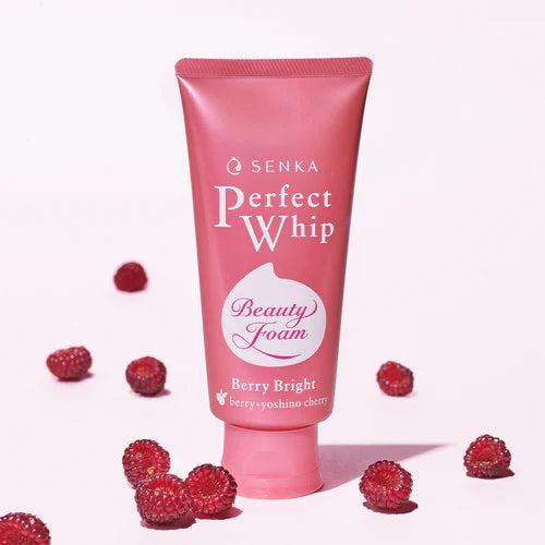 SHISEIDO Senka Perfect Whip Beauty Foam Berry Bright 100g
