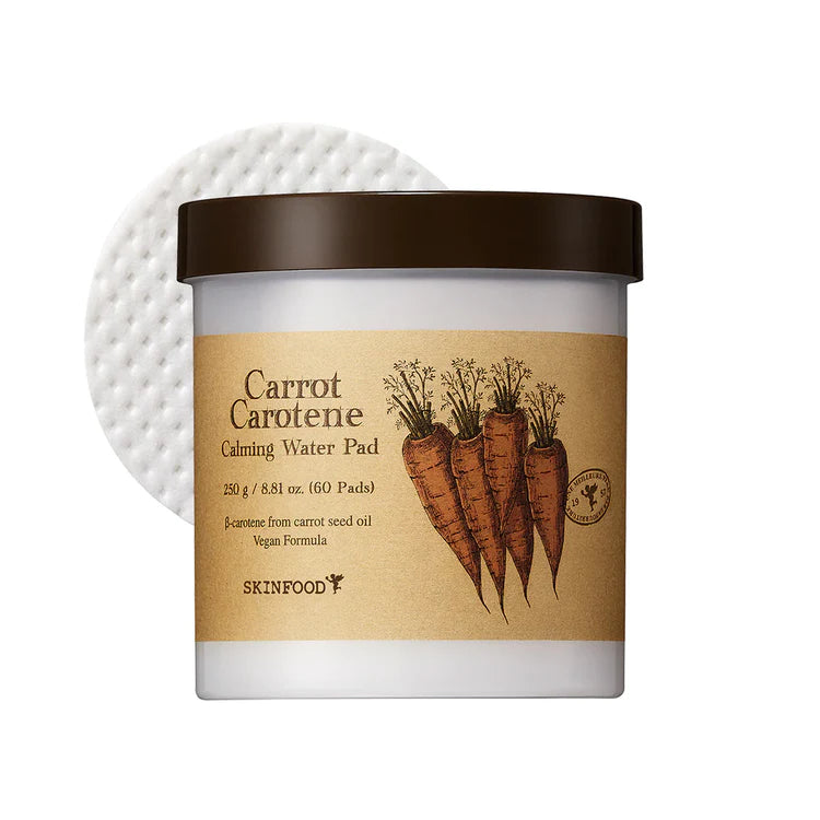 SKINFOOD Carrot Calming Water Pad 60pcs
