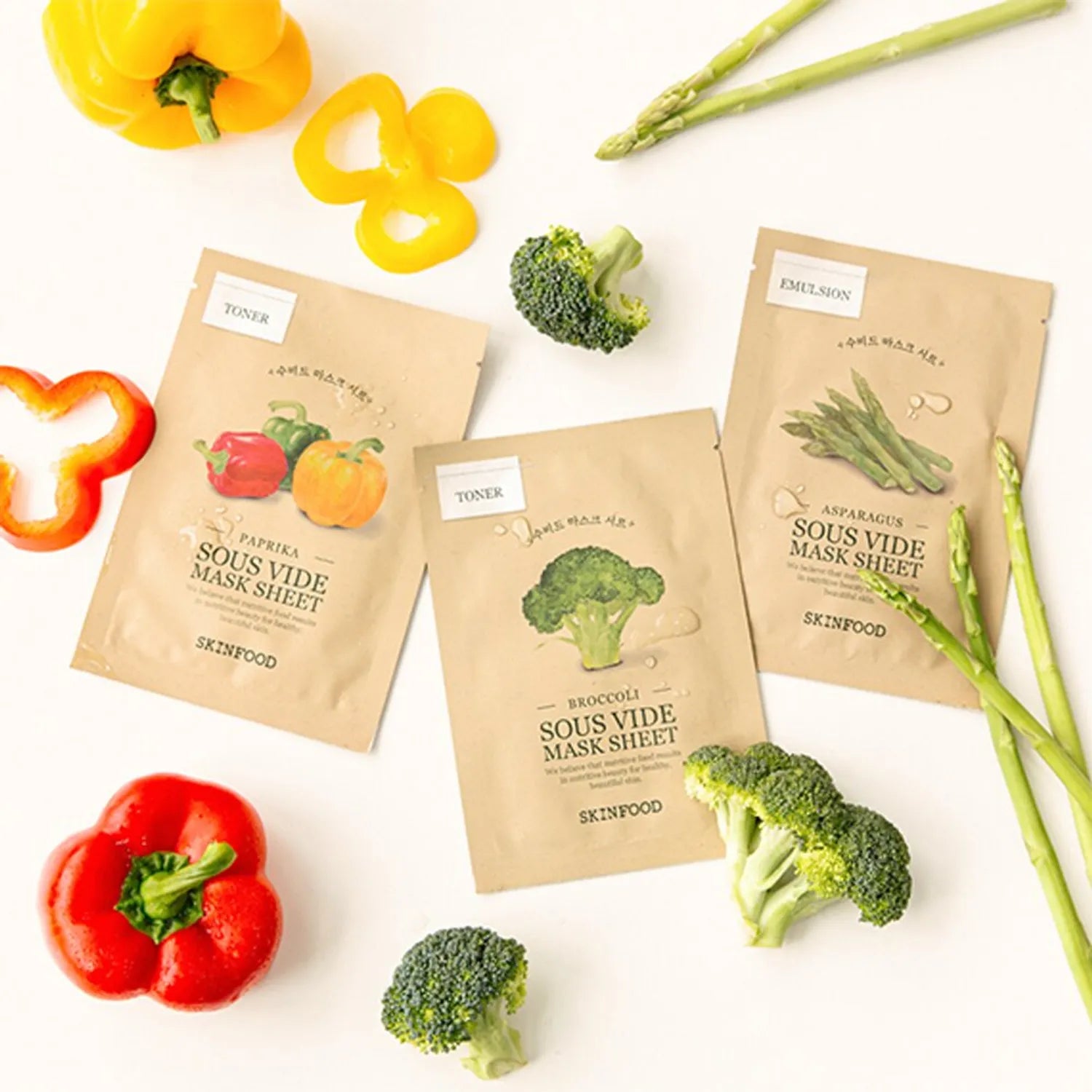 SKINFOOD Paprika Sous Vide Mask Sheet 10pcs