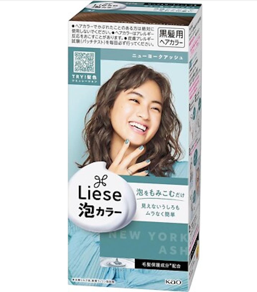 KAO Liese Bubble Hair Color NEW YORK ASH