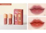 LAKA Fruity Glam Tint Mini Duo Set in use