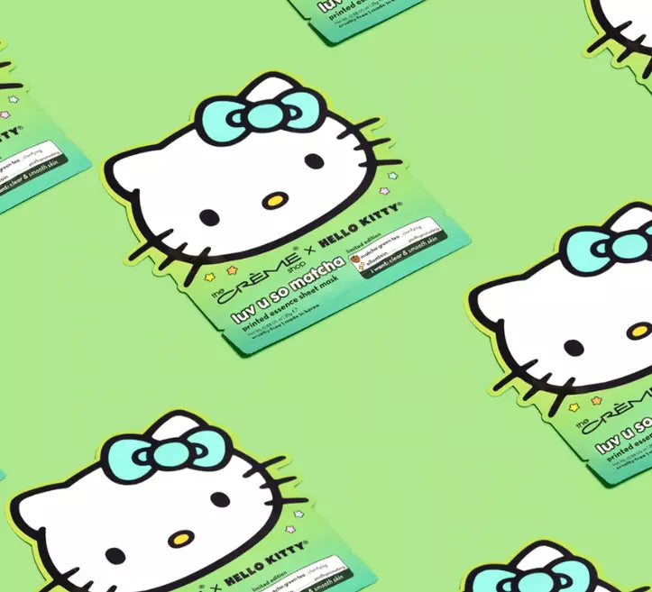 THE CREME SHOP Essence Mask Hello Kitty Matcha