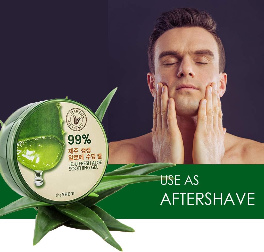 THE SAEM Jeju Fresh Aloe Gel Soothing Gel 99% 300ml