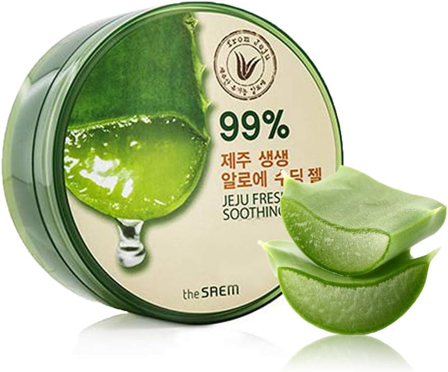 THE SAEM Jeju Fresh Aloe Gel Soothing Gel 99% 300ml