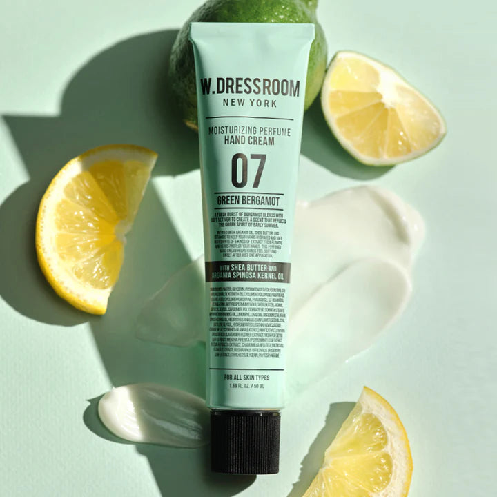 W. DRESSROOM Moisturizing Perfume Hand Cream 07 Green Bergamot