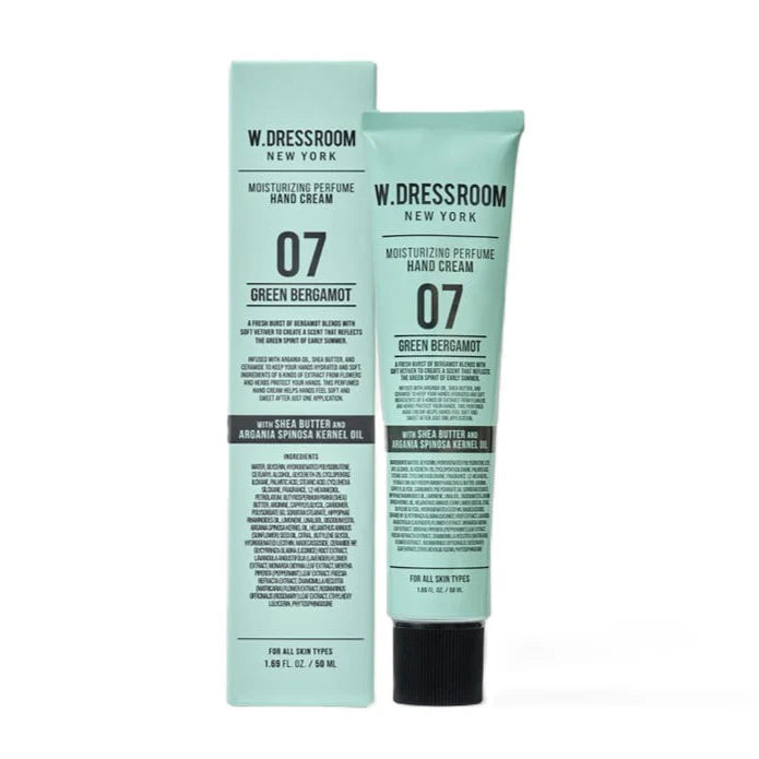 W. DRESSROOM Moisturizing Perfume Hand Cream 07 Green Bergamot