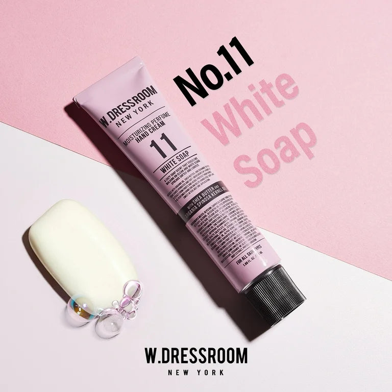 W. DRESSROOM Moisturizing Perfume Hand Cream 11 White Soap