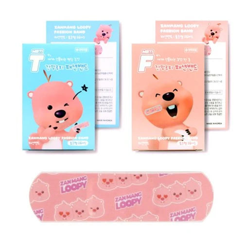 ZANMANG LOOPY Fashion Bandages Pink or Blue 16pcs