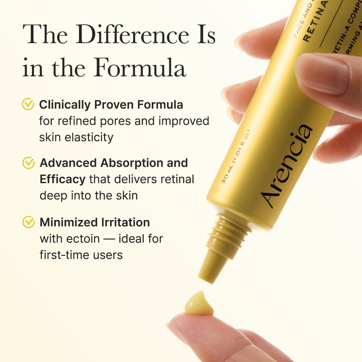 ARENCIA Retinal Booster Shot retinal 200ppm key ingredient