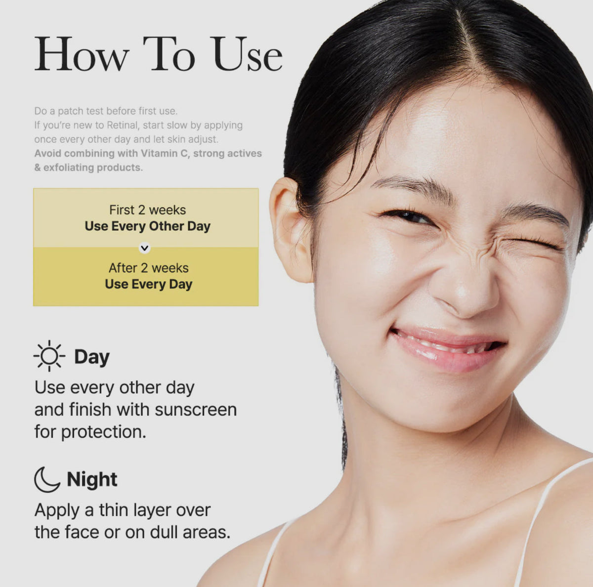 ARENCIA Retinal Booster Shot applied to the face