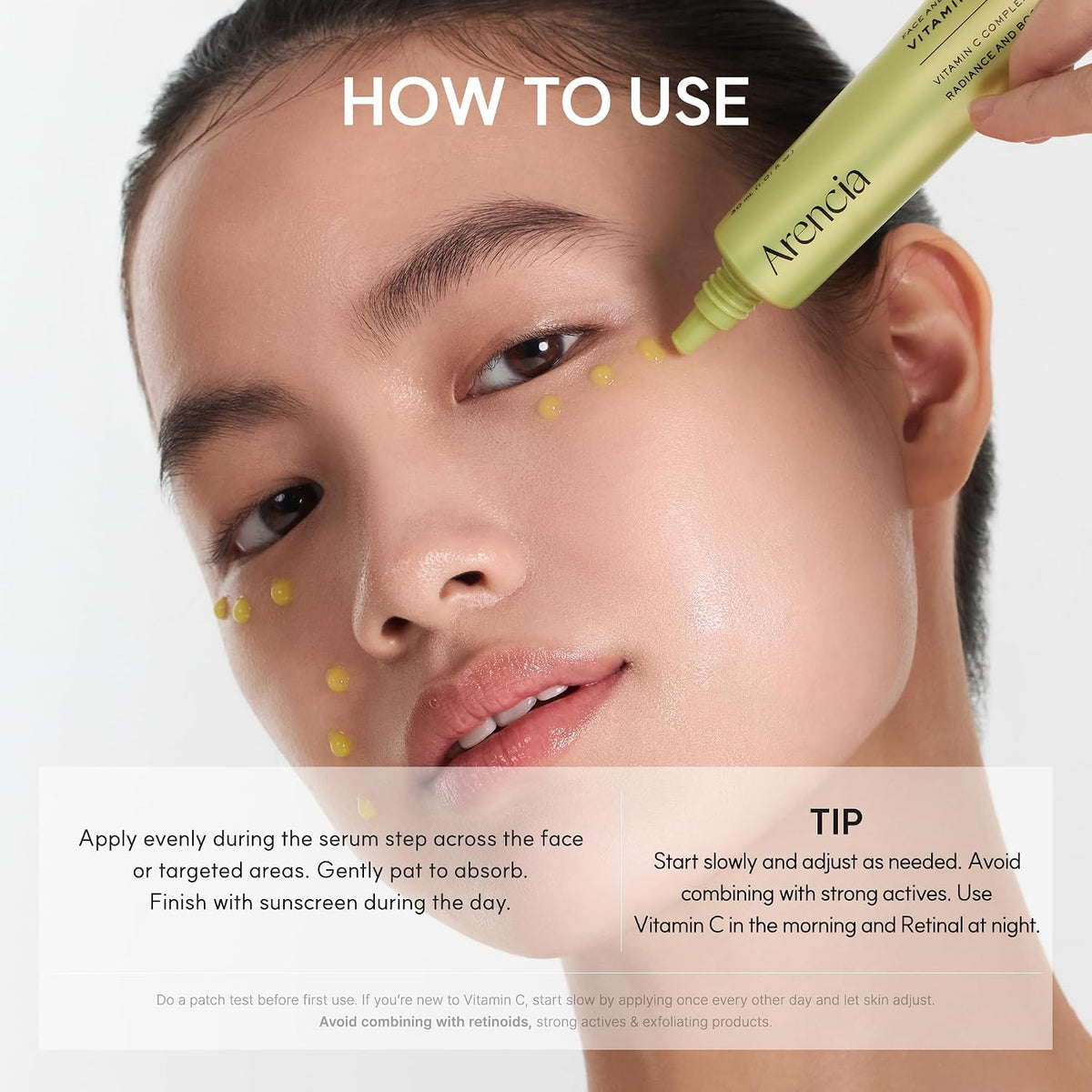 ARENCIA Vitamin C Booster Shot pump detail
