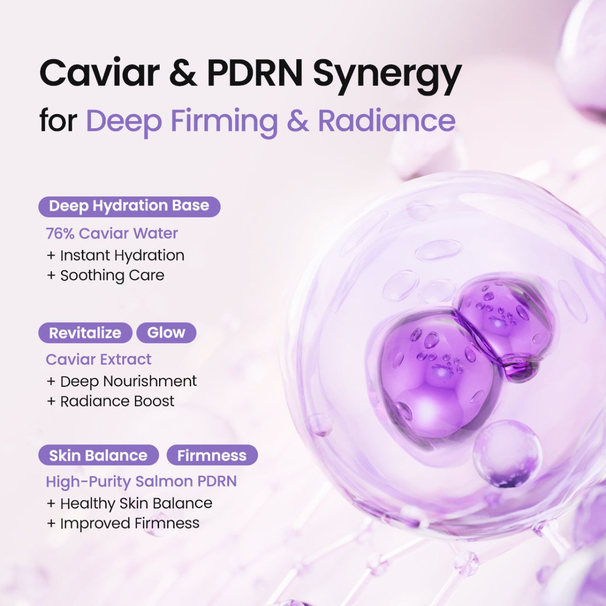 BIODANCE Caviar PDRN Jelly Serum Mist used as a jelly serum