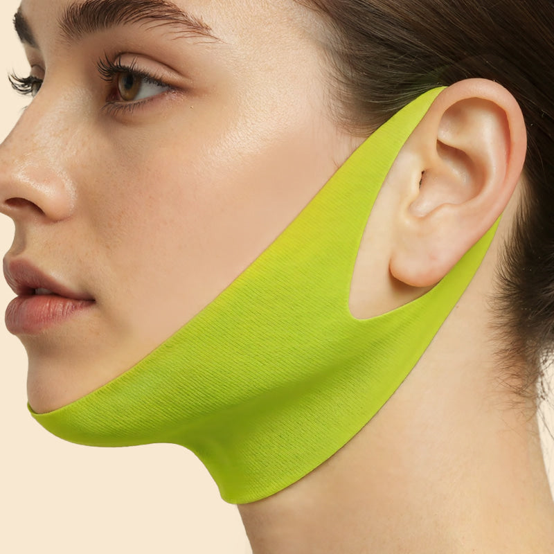 KOCOSTAR Collagen Chin Lifting Mask hydrogel sheet shape and ear loops