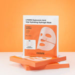 COSRX 5 PDRN Hyaluronic Acid Vital Hydrating Hydrogel Mask box of 3