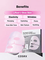 COSRX The Peptide Collagen Lifting Glow Hydrogel Mask 6 peptide complex
