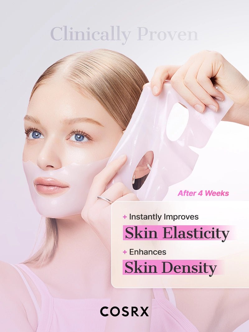 COSRX The Peptide Collagen Lifting Glow Hydrogel Mask low-molecular collagen