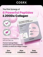 COSRX The Peptide Collagen Lifting Glow Hydrogel Mask hydrogel sheet pieces