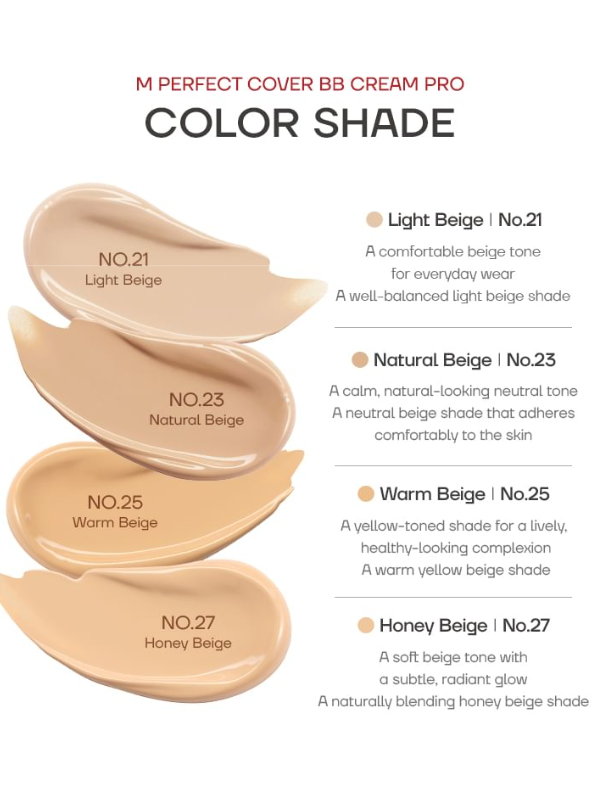 MISSHA M Perfect Cover BB Cream Pro packaging and box