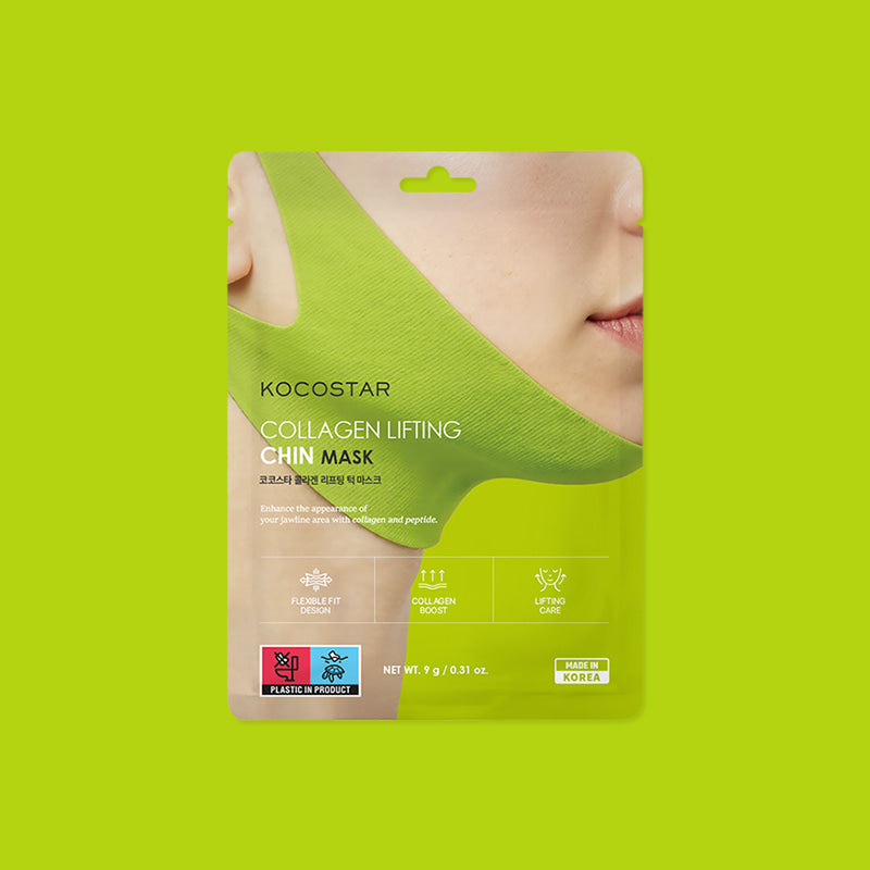 KOCOSTAR Collagen Chin Lifting Mask single sachet packaging
