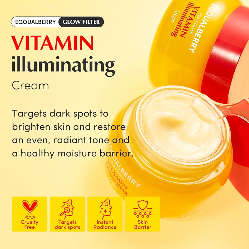 EQQUALBERRY Vitamin Illuminating Cream acerola key ingredient