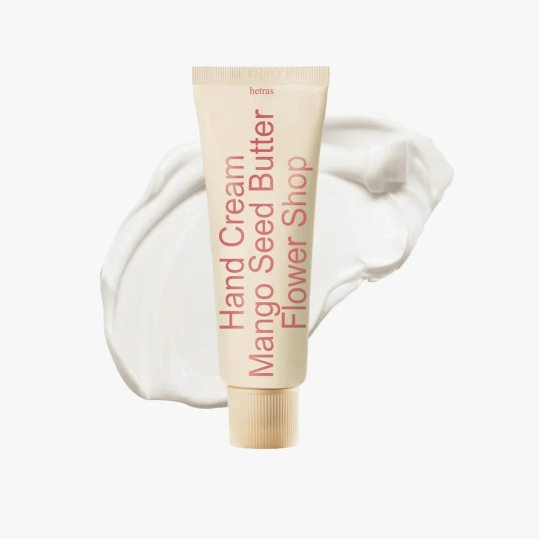 Crème pour les mains au beurre de graines de mangue parfumée HETRAS 50ml - Flower Shop